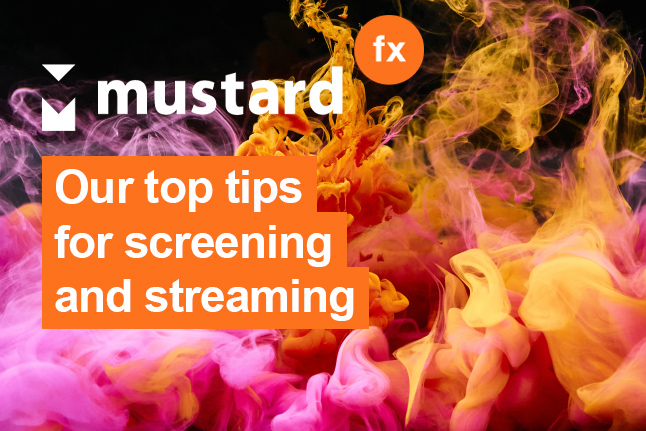 Top VFX on screen – our top tips for screening and streaming